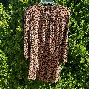 SALE ⭐️Rails “Bella” Jaguar 🐆 long sleeve button down drawstring waist
